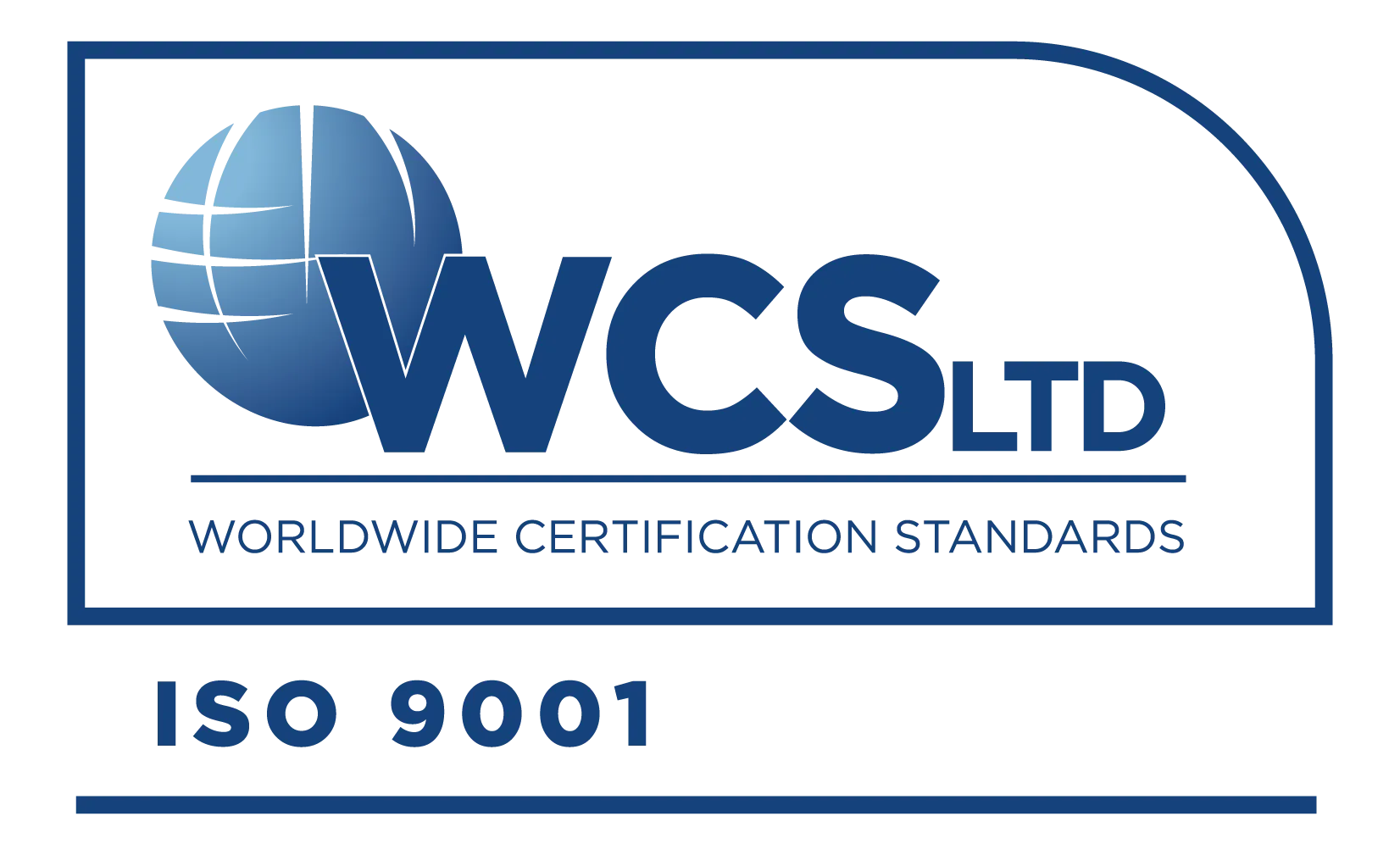 Logo WCS Ltd, ente di certificazione ISO 9001